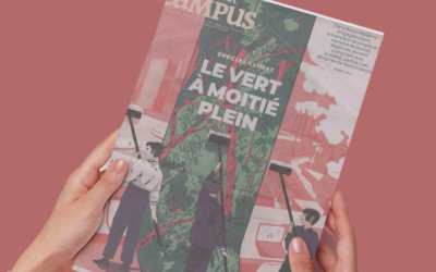 “LE VERT À MOITIÉ PLEIN” : LE MONDE CAMPUS PARLE DE NOUS DANS SON ÉDITION SPÉCIALE CLIMAT !